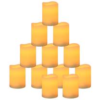 Dekoracija VLX Flameless LED Candles 335783, 10 cm, 7.5 cm, smėlio sp.