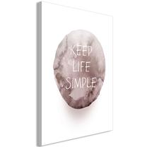 Reprodukcija Artgeist Keep Life Simple DKNW0098S, 20 cm x 30 cm