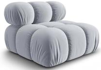 Modulinė sofa Micadoni Home Bellis Armless, žydra sp., 94 x 94 cm x 63 cm