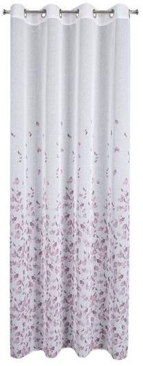 Naktinė užuolaida ZKNF-01, balta sp./violetinė sp., 140 cm x 250 cm