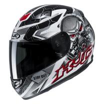 Motociklininko šalmas Hjc CS15 Rafu, S, sidabro sp./juoda sp.