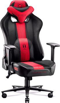 Spēļu krēsls Diablo X-Player 2.0, 65 x 66 x 124 - 133 cm, melna krās./sarkana krās.