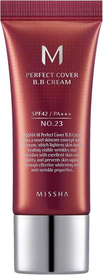 BB kremas Missha M Perfect Cover, SPF 42, natural beige sp., 23, 20 ml