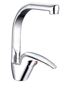 Virtuves jaucējkrāns Thema Lux ECO DF2206D, hroma krās.