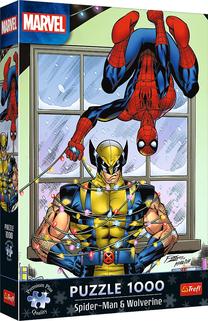 Dėlionė Trefl Marvel Spider-Man & Wolverine: Christmas, 68 cm x 48 cm, 1000 vnt.