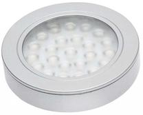Šviestuvas montuojamas prie baldų GTV Vasco SMD3528 LD-VA24CB-53, LED, 3000 °K, 1 x 1.7 W, skaidri sp. / sidabro sp.