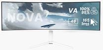 Monitorius Arozzi Nova, AZ-NO-49TUW165-WT, VA, 165 Hz, DQHD, 49"