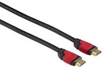 Kabelis Hama HDMI, HDMI, 10 m, melna krās./sarkana krās.