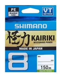Valas Shimano Kairiki 8, 15000 cm, 150 m, žalia sp.