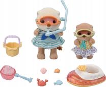 Figūrėlių rinkinys, su priedais Sylvanian Families Sea Otter Sisters 5804, įvairių spalvų