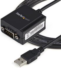 Кабель StarTech RS-232 To Serial Adapter RS-232, RS-232 male, черный цв.