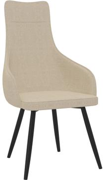 Krėslas VLX Fabric 288594, smėlio sp., 56 cm x 61 cm x 105 cm