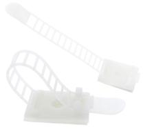 Ohne Hersteller Cable Clamp x 10 64mm White