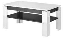 Kohvilaud Cama Meble Toro, valge v./hall v., 100 cm x 55 cm x 47 cm