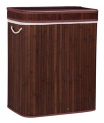 Ящик для белья Springos Laundry Basket, 100 л, коричневый цв., 31 см x 51 см x 63 см