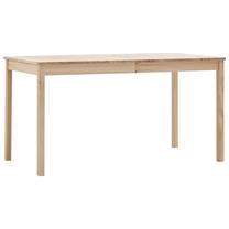 Stalas VLX 283397, medžio sp./šviesiai ruda sp., 140 cm x 70 cm x 73 cm