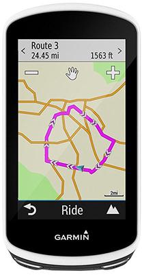 Dviračių kompiuteris Garmin, balta sp./juoda sp.