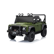 Vaikiškas elektromobilis Hatis Land Rover Defender 110 SVX, žalia sp.