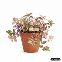 Augalas tradeskantė Tradescantia fluminensis Quadricolor, 25 cm, ø12 cm