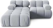 Modulinė sofa Micadoni Home Bellis MIC_0SET1_2_F1_BELLIS9, žydra sp., 188 x 188 cm x 63 cm
