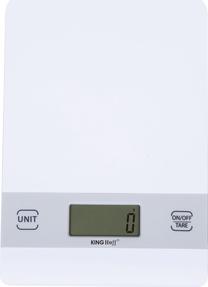 Elektroninės virtuvinės svarstyklės KingHoff Kh-1824, balta sp.