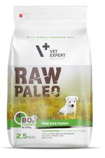 Kuiv koeratoit Raw Paleo Mini Size Puppy Turkey, kalkun, 2.5 kg