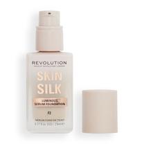Makiažo pagrindas, serumas Makeup Revolution Skin Silk, rusva sp., f2, 23 ml