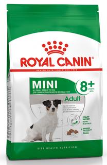 Kuiv koeratoit Royal Canin SHN Mini Adult 8+, kanaliha, 0.8 kg