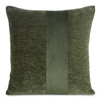 Dekoratyvinės pagalvėlės užvalkalas Carla 01, alyvuogių žalia, 45 cm x 45 cm