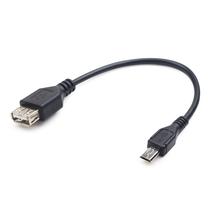 Vads Gembird USB to USB-micro USB 2.0 female, Micro USB male, 0.15 m, melna krās.