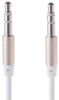 Laidas Remax L200 3.5mm Aux Jack Cable 3.5 mm male, 3.5 mm male, 2 m, balta sp.