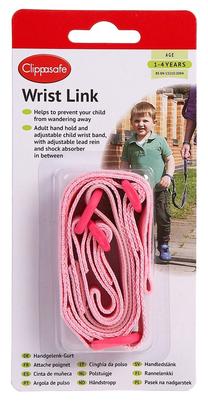 Clippasafe Wrist Link Pink 35348