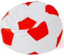 Sėdmaišis Go Gift Soccer XL, balta sp./raudona sp.