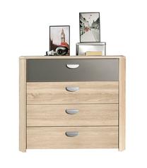 Komoda YPK24-Q41, ruda, 93.5 cm x 41.3 cm x 82.4 cm