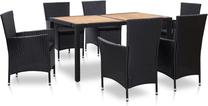 Lauko baldų komplektas VLX 7 Piece Outdoor Dining Set With Cushion