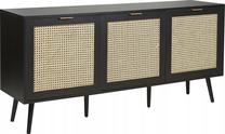 Spintelė Beliani Opoco, juoda sp./rusva sp., 40 cm x 150 cm x 71 cm