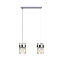 Светильник навесной Light Prestige Vetro, E14, 2 x 10 Вт, прозрачный цв. / хромовый цв., 14 x 20 см