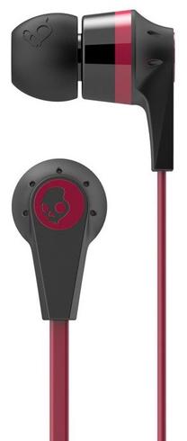 Laidinės ausinės Skullcandy Ink'd 2, juoda sp./raudona sp.