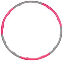Vingrošanas riņķi Yate Hula Hoop, 98 cm, 0.95 kg, rozā krās./pelēka krās.