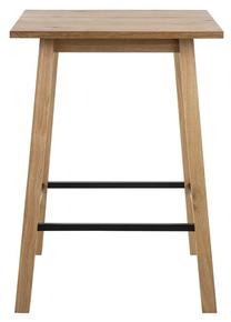 Baro stalas Home4you Chara, ąžuolo sp., 75 cm x 75 cm x 105 cm