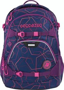 Skolas mugursoma Coocazoo ScaleRale Laserbeam Plum, rozā krās./violeta krās., 45 cm x 20 cm x 30 cm