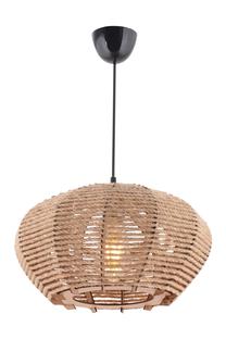 Valgusti rippuv Opviq Chandelier Jute Ellipse, E27, beež v. / must v.