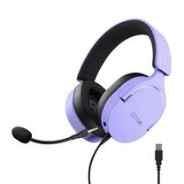 Laidinės žaidimų ausinės Trust GXT 490 P FAYZO 25303, violetinė sp.