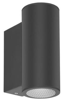 Õue seinavalgusti Italux Lenta, 40W, GU10, IP54, tumehall v., 6.8 cm x 16 cm