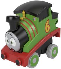 Игрушечный поезд Mattel Fisher Price Thomas & Friends Stunt Engine Percy HDY76, зеленый цв.