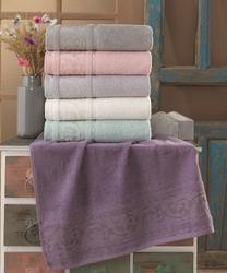 Vannas dvieļu komplekts Foutastic Hand Hand Towel Set, brūna krās./balta krās./zaļa krās., 50 cm x 30 cm, 6 gab.
