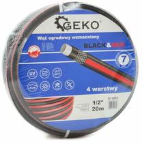 Žarna laistymui Geko Black&Red G73692, 12.7 mm, 20 m