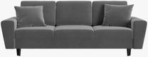 Sofa-lova Micadoni Moghan MIC_3SF_2_F1_MOGHAN8, tamsiai pilka sp., 235 x 100 cm x 88 cm