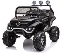 Vaikiškas elektromobilis Lean Toys Mercedes Unimog S, juoda sp.