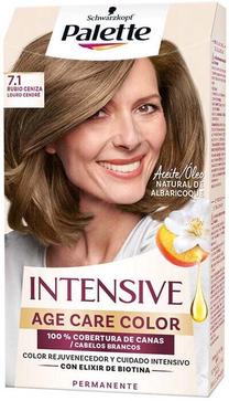 Matu krāsa Schwarzkopf Palette Intensive Age Care Color, ash blonde, 7.1, 60 ml